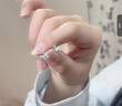 老凤祥S925纯银耳钉女气质蝴蝶耳饰品实用生日七夕情人节礼物送女友老婆 蝶舞双飞耳钉*本地仓/就近发货 实拍图