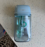 米妍（meyarn）正畸护理套装漱口杯刷牙杯折叠牙刷牙膏洗漱杯便携收纳盒牙缸蓝色 实拍图