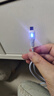 艾昊者安卓数据线6A超级快充Micro USB手机充电线适用华为vivo小米魅族荣耀OPPO三星通用 Micro-USB【蓝色】硅胶120W超级快充 磨砂顺滑质感【2.0米】柔光呼吸灯 实拍图