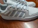 adidas ENTRAP美式校园风运动鞋少年感复古篮球风板鞋阿迪达斯 米白色/灰色   37 实拍图