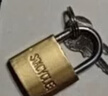 智能门锁U型指纹锁宿舍柜子锁原子挂锁防锈防撬抽屉通用防盗锁 【智能U型锁赠品】仿铜锁头-25mm单开锁-1个装 实拍图