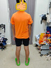 安踏男童运动套装夏装冰丝速干短袖短裤两件套T恤五分裤儿童衣服 橘T黑裤8111J 150 实拍图
