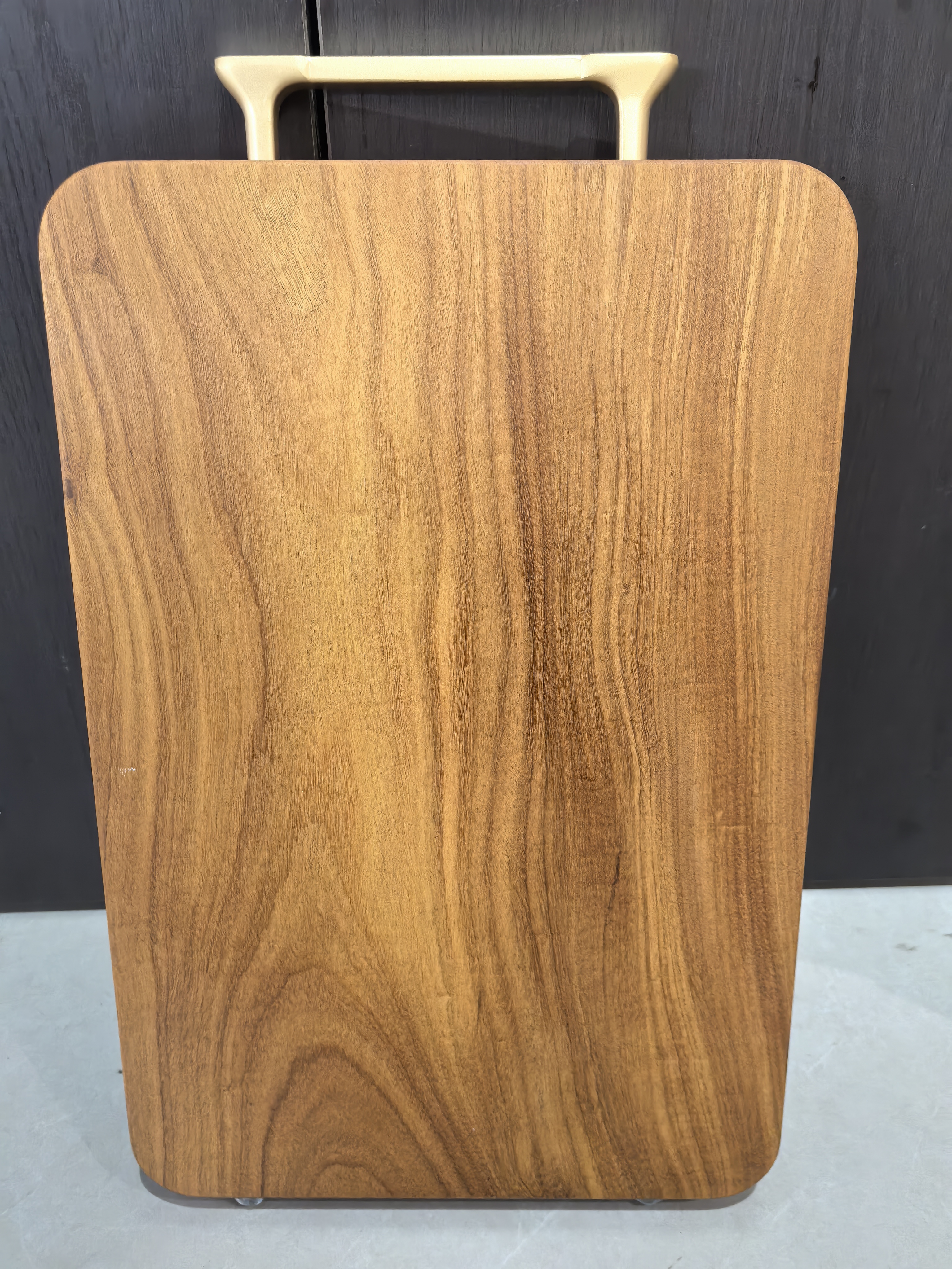 京东京造 菜板 砧案板实木整木厨房家用切菜板【金丝*柚木】45*30*3cm 实拍图