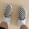 VANS范斯官方 经典款Slip-On黑白棋盘格经典一脚蹬鞋帆布鞋低帮 黑白棋盘格 44.5 实拍图