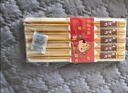 唐宗筷 天然竹筷子-招财猫10双装 家用酒店用 碳化竹筷餐具套装C1091 实拍图