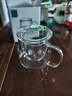 忆壶茶（YIHUTEA） 茶杯玻璃杯茶水分离泡茶杯 带过滤花茶杯 家用耐热装开水杯子 【破损补发】蘑菇杯400ML 实拍图