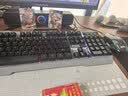 联想（Lenovo）有线游戏键鼠套装PW41 发光七彩呼吸灯 金属面板 吃鸡电竞键盘鼠标套装男生 台式机笔记本 黑 实拍图