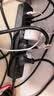 公牛（BULL）20W PD苹果快充插座/usb插线板/插排/宿舍家用接线板 1C2A+3孔 全长1.8米黑色 GNV-UU4203总控开关 实拍图