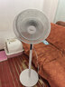 美的（Midea）【飓风节能】七叶柔风立式电风扇/家用轻音落地扇/台式小型风扇/大风力遥控定时摇头风扇 SAH35BSJ 实拍图