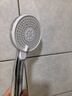 九牧（JOMOO）花洒喷头全套家用增压洗澡淋浴莲蓬头热水器手持淋雨花洒软管套装 按键止水增压喷头+软管（1.5米） 实拍图