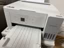 爱普生（EPSON）【6代新品】L4356墨仓式彩色无线AI学习打印机一体机家用/办公  L4266升级版(自动双面 液晶屏 白) 实拍图