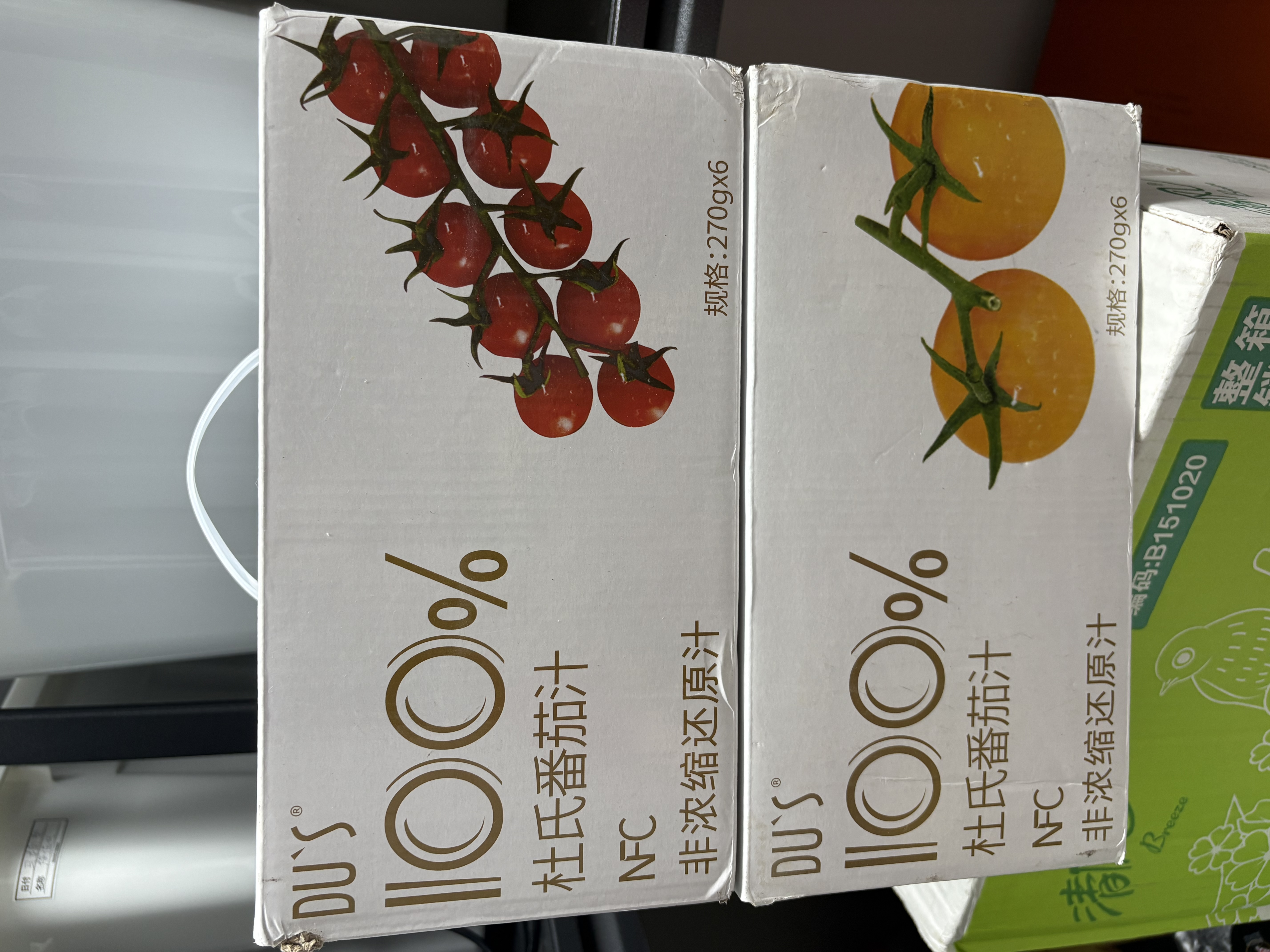 DU'S杜氏NFC番茄果蔬汁整箱100%鲜榨串收番茄 270ml*6瓶 礼盒装 实拍图