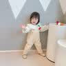 G.duck小黄鸭童装女夏装一周岁衣服女宝宝0-3岁婴儿套装5小童女孩两件套 黄色 90 尺码1~2岁【 80-90cm】 实拍图