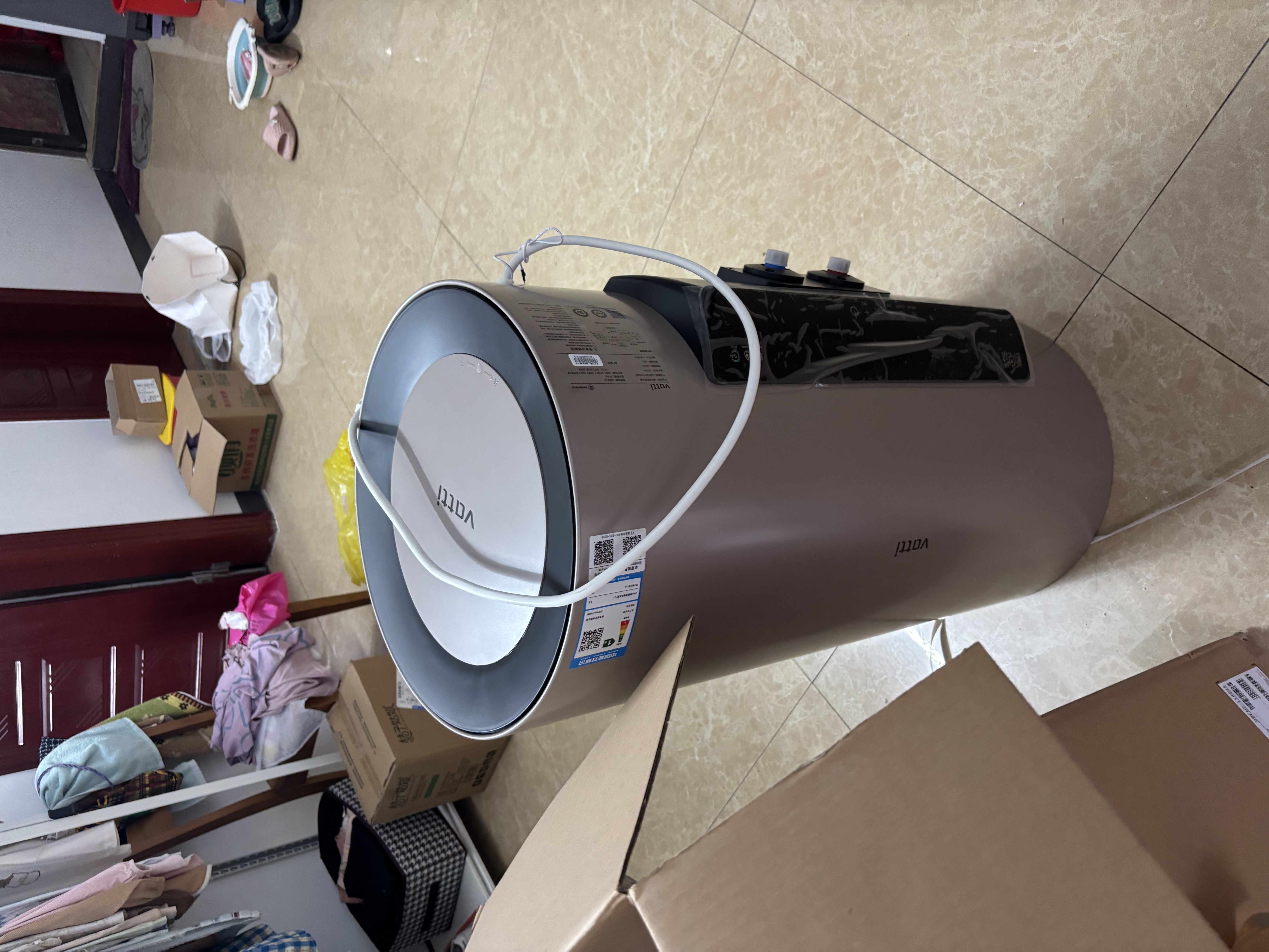 华帝【一级能效变频】DDF60-i14025 60升电热水器家用3200w变频速热出水断电6倍增容 以旧换新上门安装 实拍图