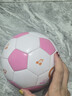 哈哈球儿童玩具球足球2号1-3岁婴儿宝宝幼儿感统拍拍小皮球小熊粉 实拍图