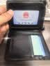 波斯丹顿男士钱包头层牛皮商务短款多功能钱夹竖款休闲撞色拉链学生卡包男 实拍图