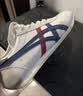 Onitsuka Tiger鬼塚虎男鞋 慢跑鞋透气轻便男女款运动休闲鞋RUNSPARK 白色/藏青色(1183B480-107) 36 实拍图