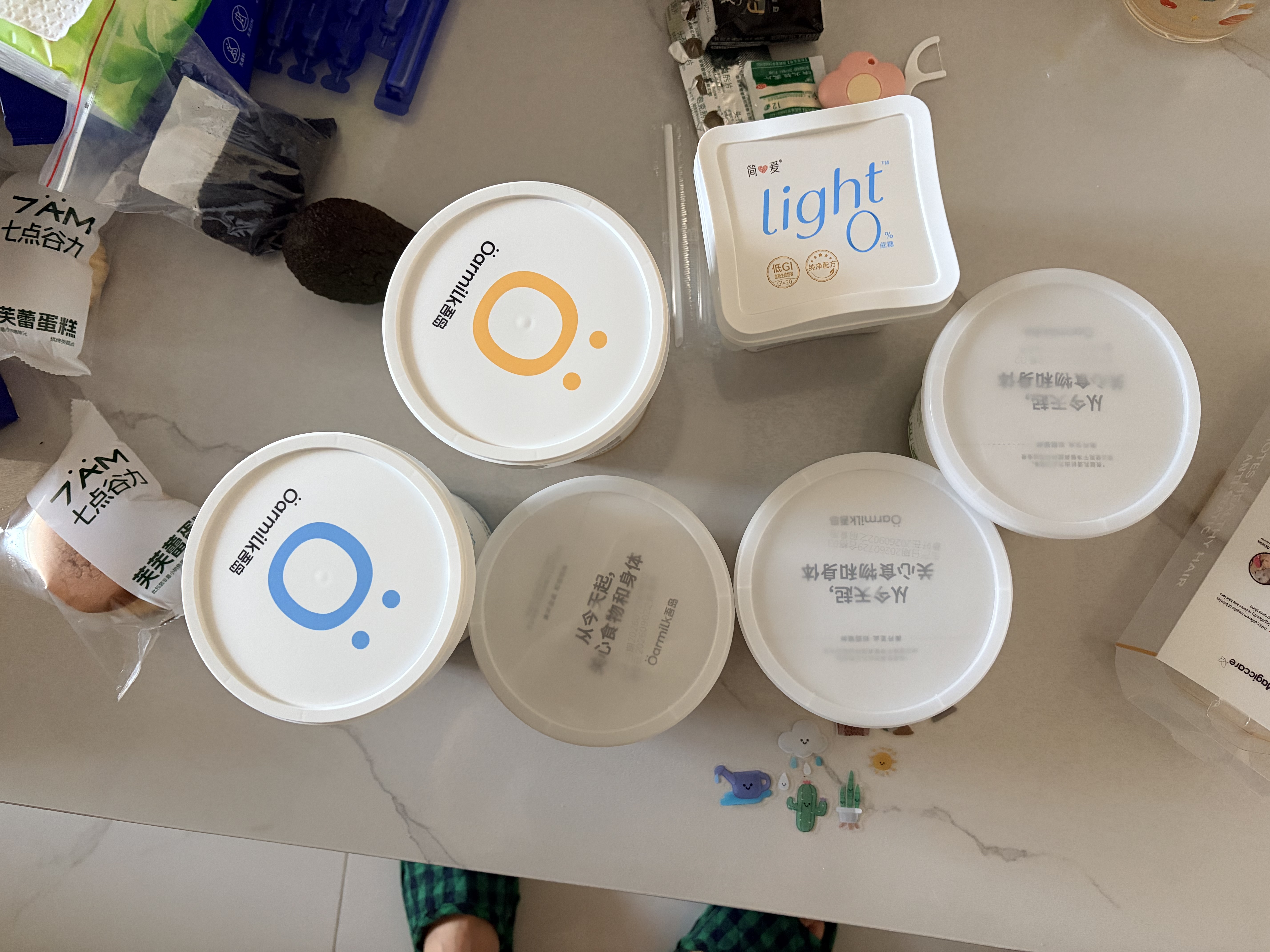 OarmiLk低糖酸奶单桶发酵0乳糖低温酸奶6种有益菌420g风味发酵乳 实拍图