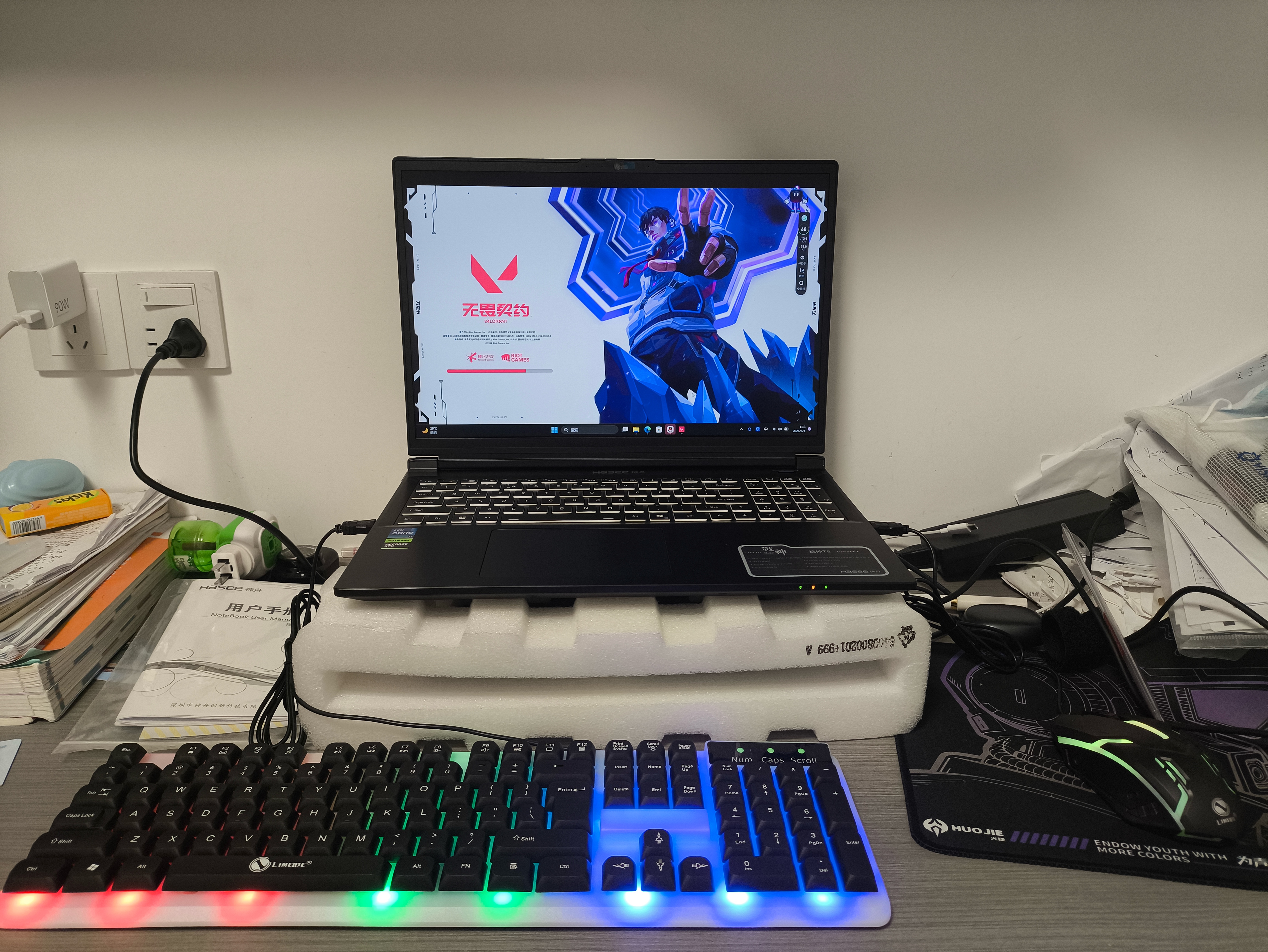 神舟20206款战神S8 S9 Z8旗舰AIPC 酷睿i5/i7/i9H 满性能RTX5060/3050/4060/4070电竞游戏笔记本电脑 【国补性能版】 战神T8Pro i7 RTX5060 1 实拍图