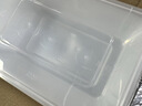 京东京造 一次性饭盒餐盒打包食品级可微波方形带盖烧烤露营900ml【50套】 实拍图