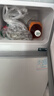 志高双门冰箱小型出租房宿舍双开门冷藏冷冻一级能效家用大容量办公室电冰箱二门微霜 【一级能效】58L银色【高效保鲜 铜管速冷】 实拍图
