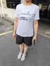真维斯（Jeanswest）t恤女纯棉2026夏季舒适打底衫半袖体恤上衣女士上衣女白色M 实拍图