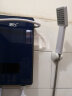 新飞（Frestec）即热式电热水器家用迷你小型速热恒温卫生间淋浴节能洗澡机小型卫生间淋浴洗澡恒温快速热免储水 蓝色大屏+6050瓦+漏保 实拍图