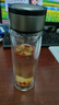 【京东物流配送】高硼硅双层玻璃杯大容量泡茶杯水杯子茶水分离杯 【双层加厚】茶杯350ml1只 实拍图
