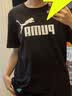 彪马（PUMA）纯棉宽松百搭休闲短袖T恤男女款夏季运动上衣688958 黑色-01 L (180/100A) 实拍图