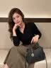 纪诗哲品牌包包女包2026新款手提包单肩斜跨包送女友送老婆生日纪念礼物 黑色【礼盒装】京东直配【当/次日达】 【送女友送老婆生日/纪念日礼物】 实拍图