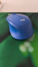 罗技（Logitech）M330 静音鼠标 无线鼠标 办公鼠标 右手鼠标 蓝色 带无线2.4G接收器 实拍图