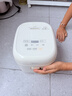 美的（Midea）小碧玉电饭煲小型1-2-3人3L0氟含钛陶瓷白玉釜家用煲汤粥智能预约多功能电饭锅RE360 实拍图