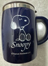 史努比（SNOOPY）带手柄不锈钢办公保温杯水杯420ML可爱杯子情侣杯 DP-5002 蓝色 实拍图