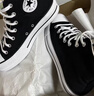 匡威（Converse）All Star Lift夏季女高帮帆布经典厚底鞋黑色560845C 560845C/黑色 （推荐选大半码） 39 实拍图