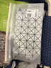 【大牌制造商】同款简约菱格抽绳豆腐包单肩包斜挎包腋下包女包 银色 实拍图