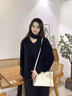 CALEKLNTOE七夕情人节奢侈包包2026新款女士包斜挎手提真皮包送女友老婆礼物 C&K米白色2026真牛皮款-专柜礼盒装【顺丰次日达】 实拍图
