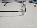 精工（SEIKO）眼镜近视可配度数男款半框钛材眼镜框架HT01080 113亮黑色/银钯色 实拍图