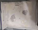 babycare初生婴儿全棉抱被安抚调温产房新生儿包被4层莫利亚浅灰紫90*90 实拍图