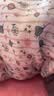 宜而爽【100%纯棉】睡衣女一等品短袖T恤上衣夏季宽松新疆精梳全棉 实拍图