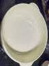 京东京造 碗 汤面碗陶瓷沙拉碗家用特大号超大容量 12英寸双耳碗米白色*1 实拍图