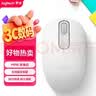 罗技（Logitech）M196 无线蓝牙鼠标 办公鼠标 笔记本商务办公家用 小巧便携 对称手型 珍珠白 实拍图