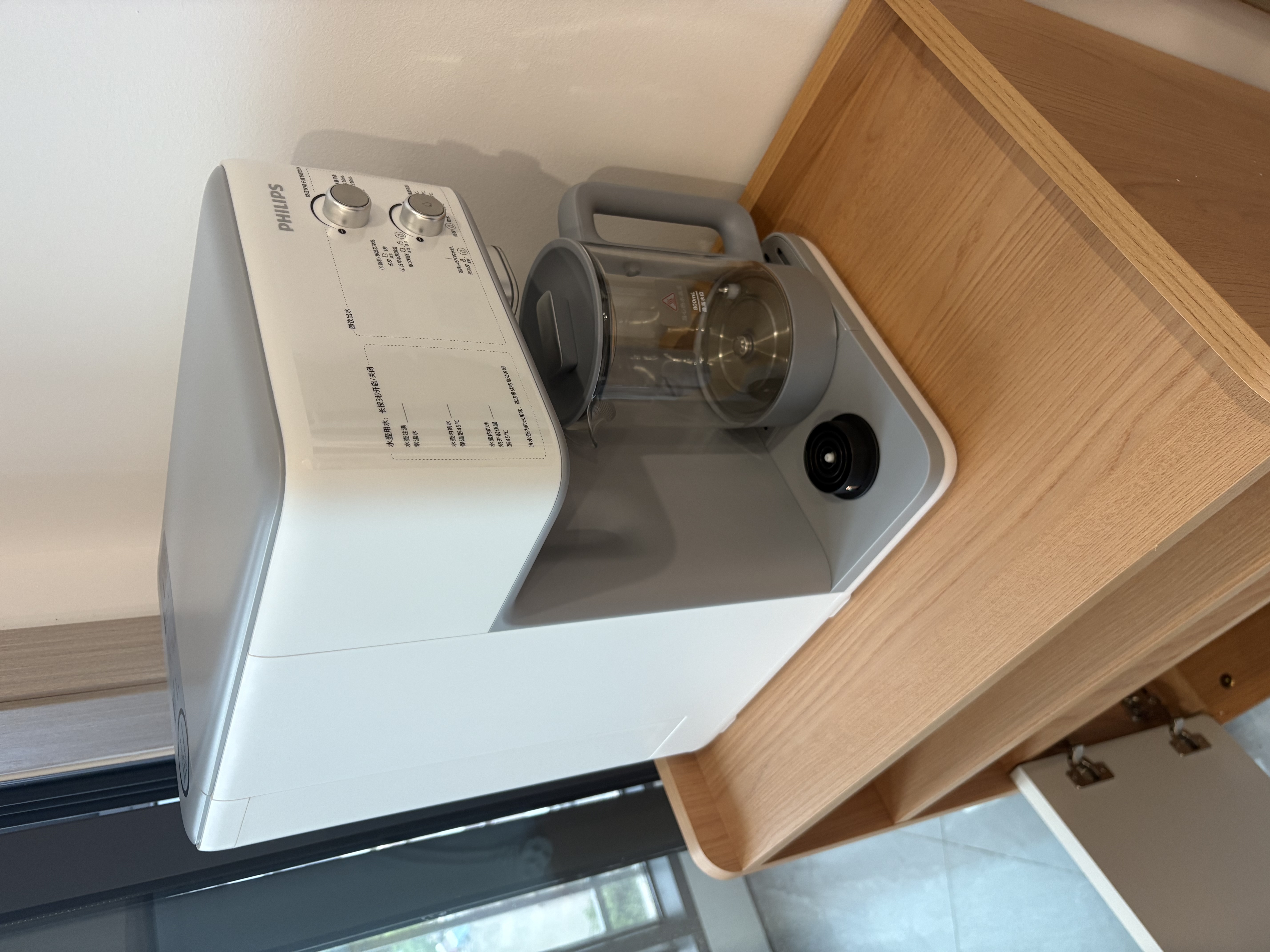 林氏家居餐边柜靠墙一体储物柜茶水柜子简约现代客厅置物柜橱柜TR1T 实拍图