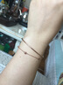 周生生腕玩手镯百搭金珠18k玫瑰金手镯女 89983K 06圈 实拍图