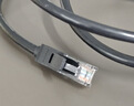 绿联六类网线 千兆网络宽带线 CAT6类家用电脑监控扁平网线 8芯双绞成品跳线 20米 黑色50181 实拍图