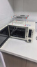 美的（Midea）空气炸微波炉烤箱一体机复古奶油风高颜值无油低脂大功率APP智能AI变频不锈钢内胆25L（PC23F5W） 实拍图
