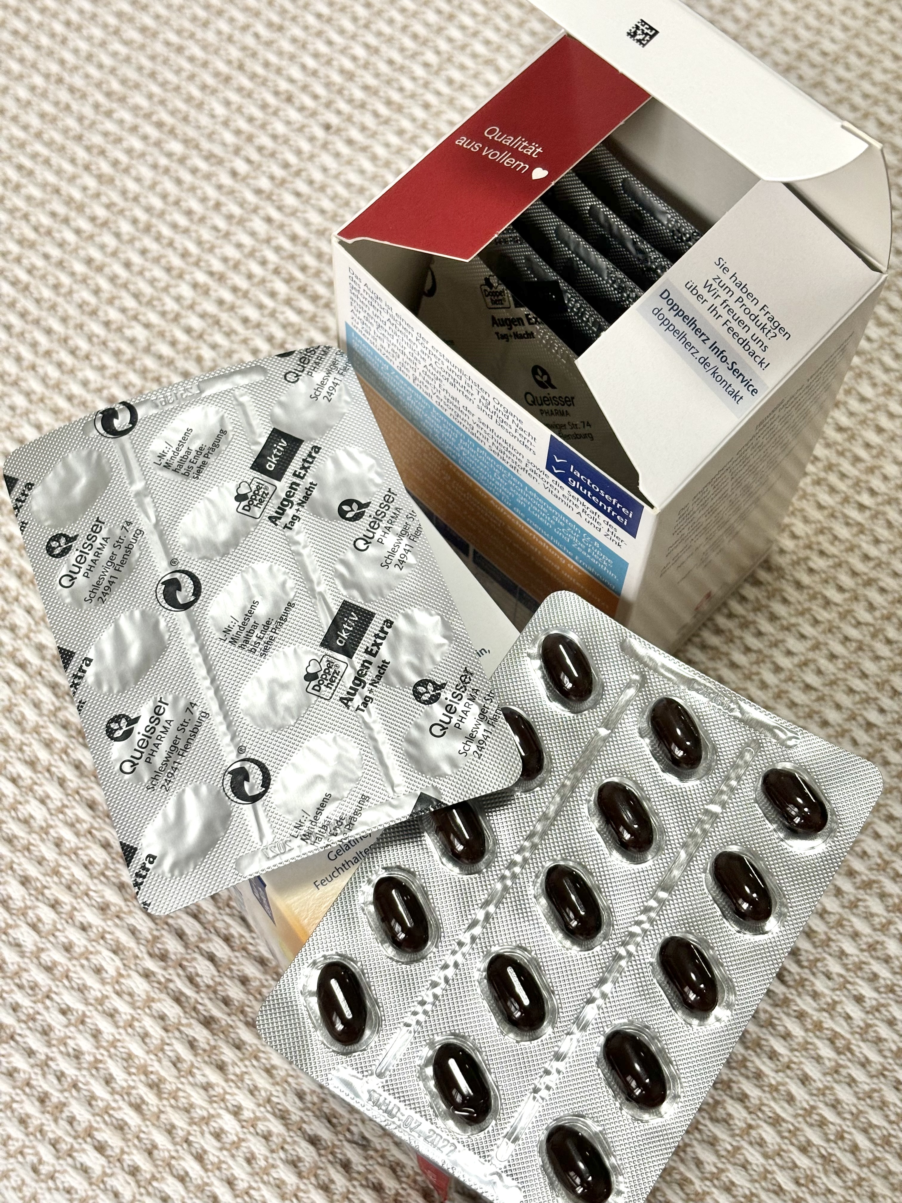 双心（Doppel herz）蓝莓叶黄素升级越橘护眼胶囊成人中老年防蓝光护眼105粒 实拍图