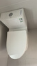九牧（JOMOO）马桶家用一级水效防臭卫浴虹吸式马桶坐便器大冲力抗菌卫生间坐厕 镇店热卖【升级无棱】11370 305坑距(2515城包安装) 实拍图