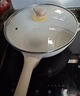 炊大皇 炒锅 麦饭石色不粘锅多功能少油烟炒菜锅平底28cm 电磁炉通用 实拍图
