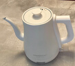 金灶（KAMJOVE） 茶艺专用泡茶烧水壶优雅长嘴电热水壶随手泡开水壶自动断电热水壶煮水壶家用1L 1L T-93（象牙白色） 实拍图