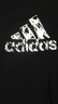 阿迪达斯（adidas）【特价清仓】夏季男女同款短袖男T恤跑步健身运动速干百搭 黑白 L 实拍图